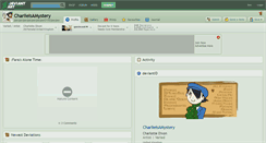 Desktop Screenshot of charlieisamystery.deviantart.com
