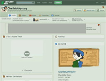 Tablet Screenshot of charlieisamystery.deviantart.com