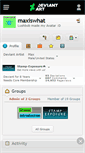 Mobile Screenshot of maxiswhat.deviantart.com