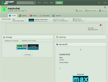 Tablet Screenshot of maxiswhat.deviantart.com