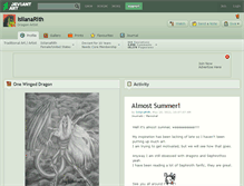 Tablet Screenshot of isilanarith.deviantart.com