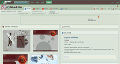 Desktop Screenshot of crystal-and-rose.deviantart.com