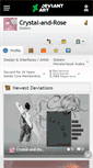 Mobile Screenshot of crystal-and-rose.deviantart.com