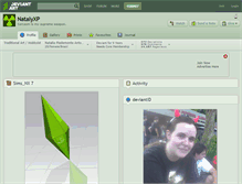 Tablet Screenshot of natalyxp.deviantart.com