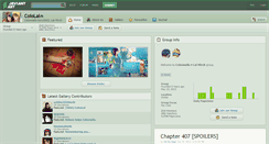 Desktop Screenshot of cololal.deviantart.com