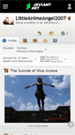 Mobile Screenshot of littleanimeangel2007.deviantart.com