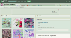 Desktop Screenshot of convicted-resources.deviantart.com