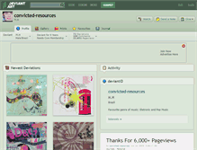 Tablet Screenshot of convicted-resources.deviantart.com