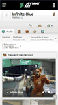 Mobile Screenshot of infinite-blue.deviantart.com