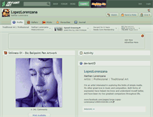 Tablet Screenshot of lopezlorenzana.deviantart.com