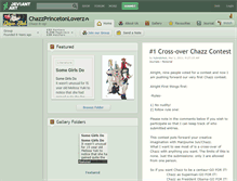 Tablet Screenshot of chazzprincetonloverz.deviantart.com