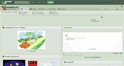 Desktop Screenshot of metallic-orb.deviantart.com
