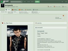 Tablet Screenshot of lennypoole.deviantart.com
