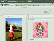 Tablet Screenshot of cichan87.deviantart.com