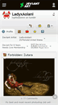 Mobile Screenshot of ladyxaolani.deviantart.com