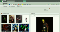 Desktop Screenshot of impaler07.deviantart.com