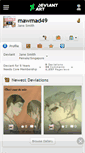 Mobile Screenshot of mawmad49.deviantart.com