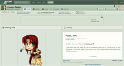 Desktop Screenshot of crimson-firefox.deviantart.com