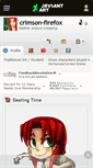 Mobile Screenshot of crimson-firefox.deviantart.com