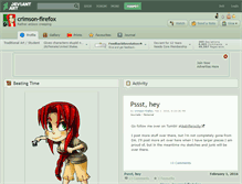 Tablet Screenshot of crimson-firefox.deviantart.com