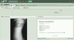 Desktop Screenshot of madacha.deviantart.com