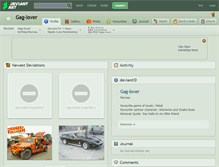 Tablet Screenshot of gag-lover.deviantart.com