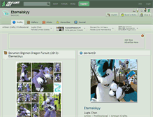 Tablet Screenshot of eternalskyy.deviantart.com