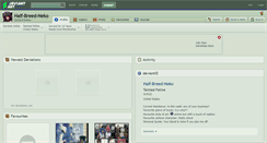 Desktop Screenshot of half-breed-neko.deviantart.com