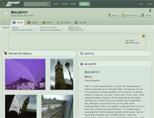 Tablet Screenshot of beccarrrrr.deviantart.com