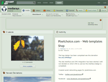 Tablet Screenshot of mediarays.deviantart.com