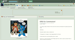 Desktop Screenshot of chica-the-little-cat.deviantart.com