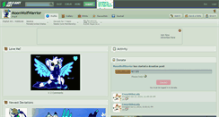 Desktop Screenshot of moonwolfwarrior.deviantart.com