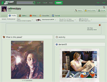 Tablet Screenshot of callmezippy.deviantart.com