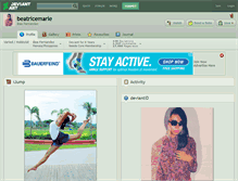 Tablet Screenshot of beatricemarie.deviantart.com