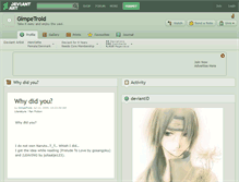 Tablet Screenshot of gimpetrold.deviantart.com