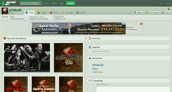 Desktop Screenshot of a7xfan22.deviantart.com