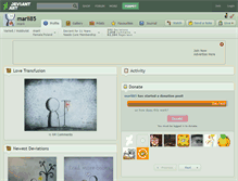 Tablet Screenshot of marii85.deviantart.com