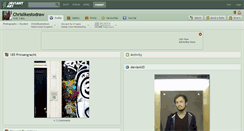 Desktop Screenshot of chrislikestodraw.deviantart.com