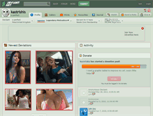 Tablet Screenshot of kastrishis.deviantart.com