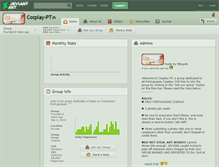Tablet Screenshot of cosplay-pt.deviantart.com