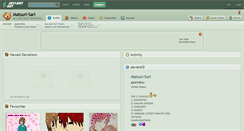 Desktop Screenshot of matsuri-sari.deviantart.com