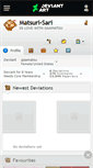 Mobile Screenshot of matsuri-sari.deviantart.com