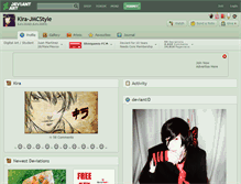 Tablet Screenshot of kira-jmcstyle.deviantart.com