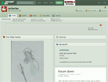 Tablet Screenshot of cerberian.deviantart.com