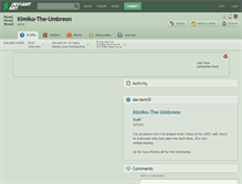 Tablet Screenshot of kimiko-the-umbreon.deviantart.com