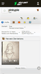 Mobile Screenshot of pinkypie.deviantart.com