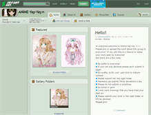 Tablet Screenshot of anime-yay-yay.deviantart.com