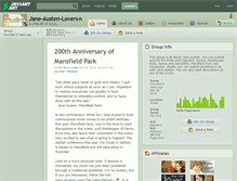 Tablet Screenshot of jane-austen-lovers.deviantart.com