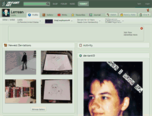 Tablet Screenshot of lerrean.deviantart.com