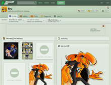 Tablet Screenshot of flnc.deviantart.com